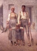 Jean Francois Millet The Peasant Family France oil painting reproduction
